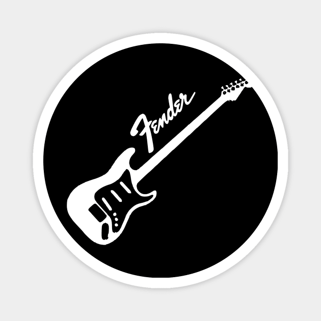 Fender Guitar Magnet by Sarukaku